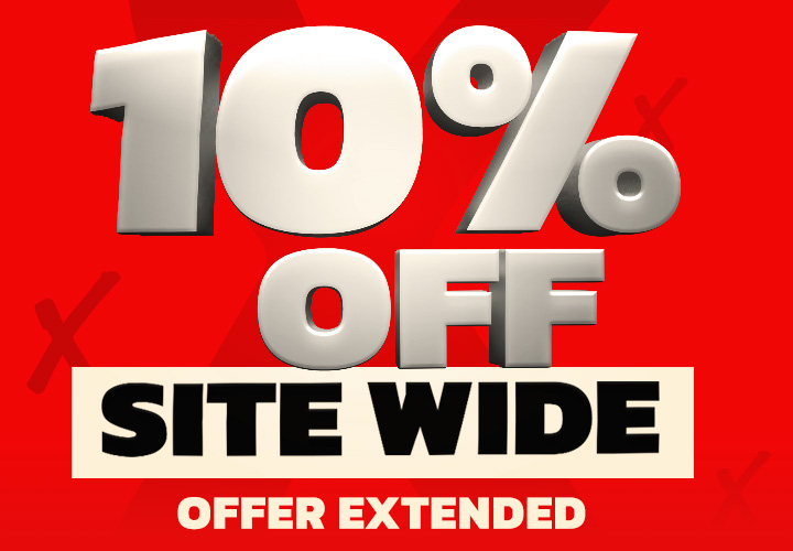 10% OFF site wide for Easter weekend only